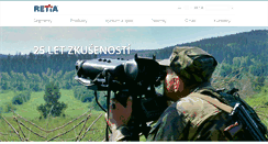 Desktop Screenshot of military-retia.cz